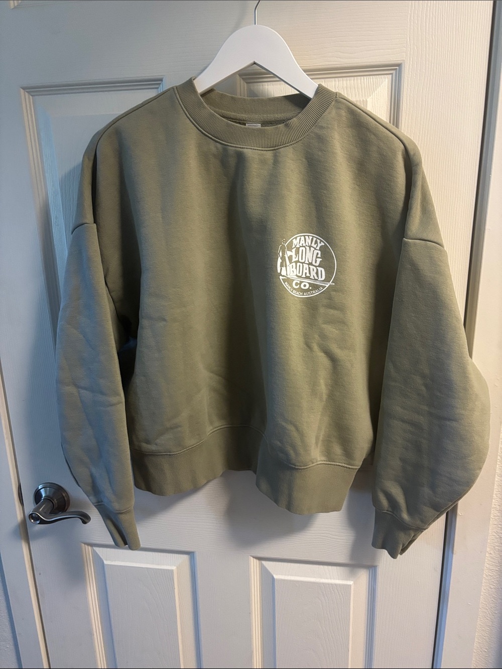 Men's Olive Crewneck Sweatshirt